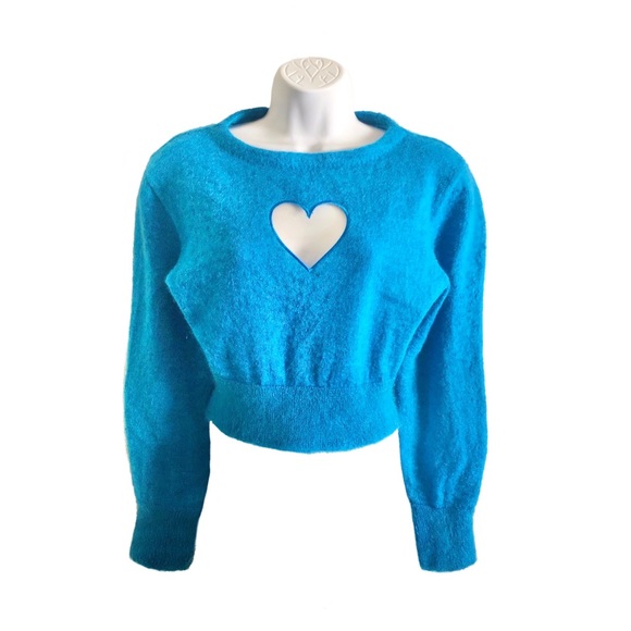 Opening Ceremony Sweaters - Opening Ceremony x Kiko Mizuhara PVC Heart Sweater